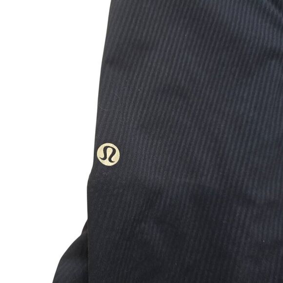 Lululemon Pants Women's 6 Blue Elastic Waist Dance Studio Pull On Crop Lounge St - Picture 4 of 6